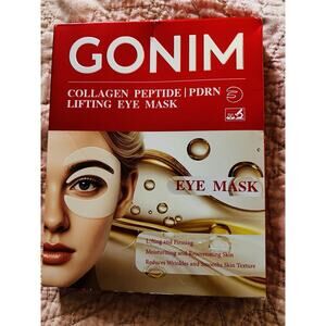Gonim Under Eye Patches 360° Fit, Eye Mask w/Collagen Peptide, Salmon PDRN - 2